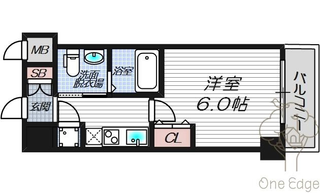 HS梅田EASTの間取り