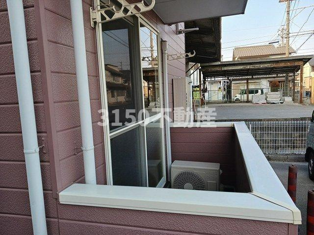 レスポワールオオノのバルコニー|広々としたバルコニーです