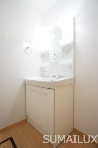 熊本市中央区新大江２丁目の賃貸マンションの独立洗面台