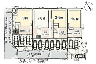 【区画図】 | Livele Garden.S深谷市上野台 第25　新築住宅