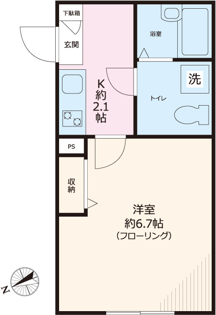 グランアヴェニューの間取り