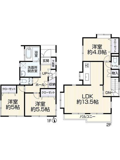 【間取り】 | 〇●藤沢市円行1丁目 中古戸建●〇