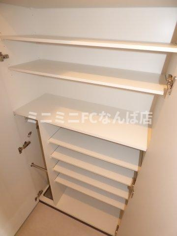 ラピーヌ南堀江レジデンスの玄関