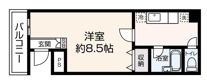 フェローチェ清瀬の間取り