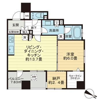 ライオンズ赤坂セントマークスの間取り