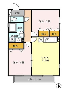 【間取り】 | アーバンハイムＤ