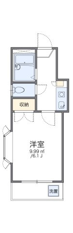 レオパレス板付Ⅱの間取り