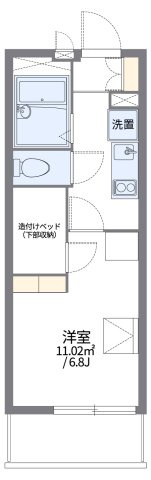 レオパレスブランシュの間取り
