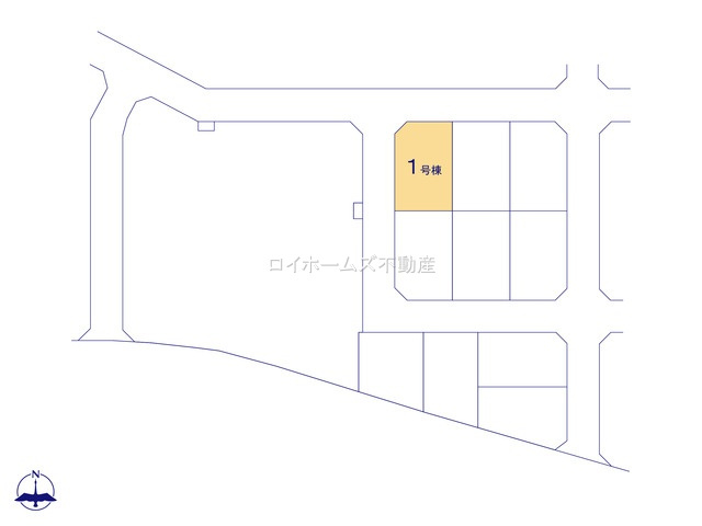 【区画図】 | 豊田市西中山町辻貝戸109-210『仲介料無料』新築戸建て | 1号棟