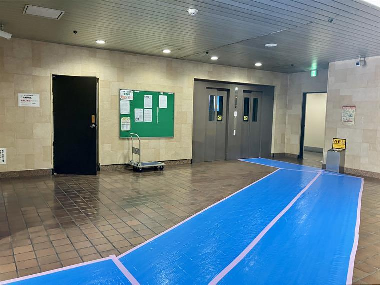 東武鶴瀬西口サンライトマンションのロビー