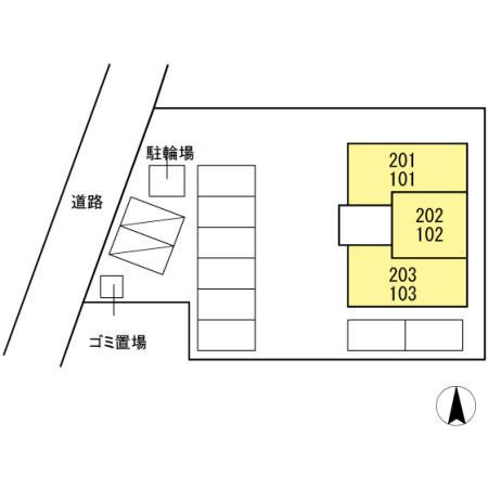 トゥ　アニモの区画図
