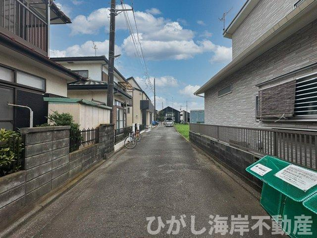 茅ヶ崎市今宿　売地の前面道路含む現地写真|現地外観