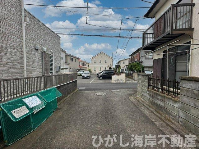 茅ヶ崎市今宿　売地の前面道路含む現地写真|現地外観