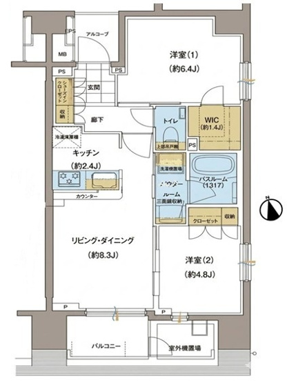 【間取り】 | ガーラレジデンス本郷三丁目