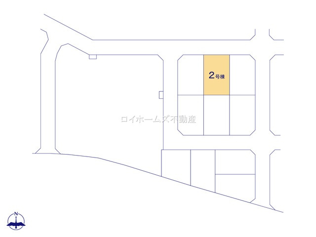【区画図】 | 豊田市西中山町辻貝戸109-210『仲介料無料』新築戸建て | 2号棟