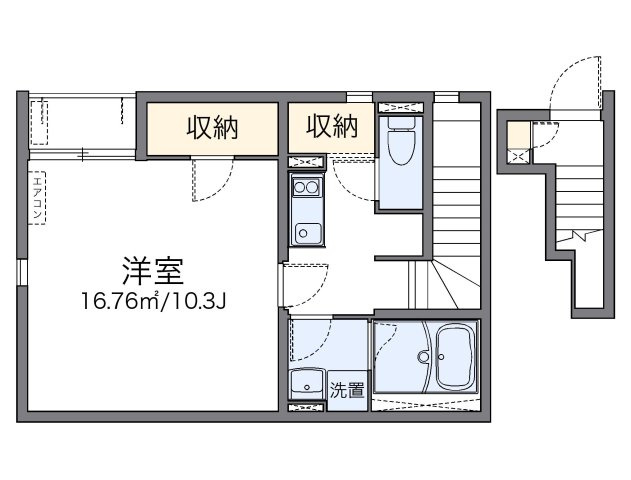 レオネクストセレッサⅡの間取り