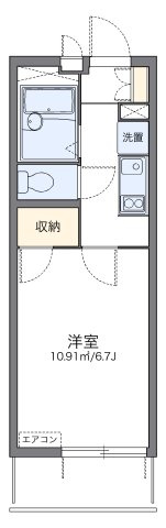 レオパレスサクセスファクターの間取り