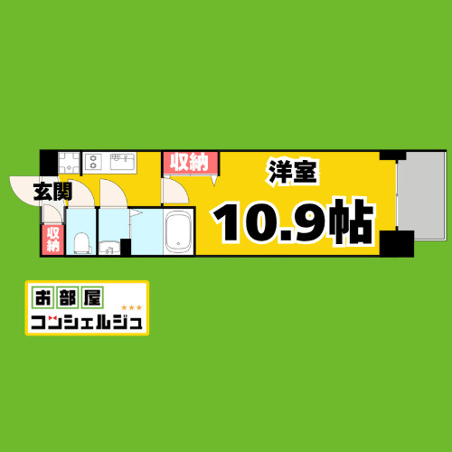 プレサンス丸の内リラティの間取り