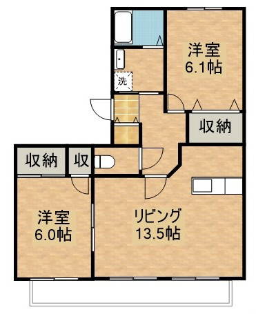 【間取り】 | ハイカムール吉野
