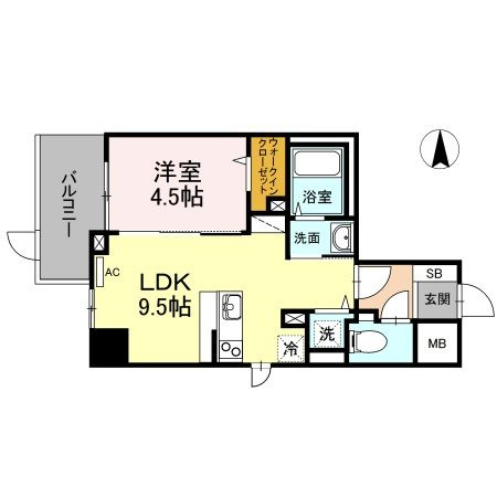 Ｗｅｓｔ　Ｏｎｅの間取り