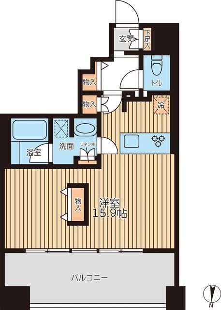 プライマルフロント錦糸町の間取り