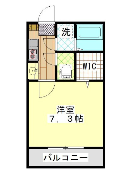 ベストステージHAPPINESSの間取り