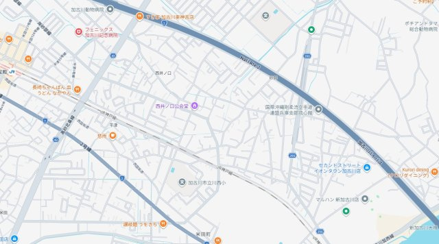 加古川市東神吉町西井ノ口　　JR「宝殿駅」徒歩18分の地図