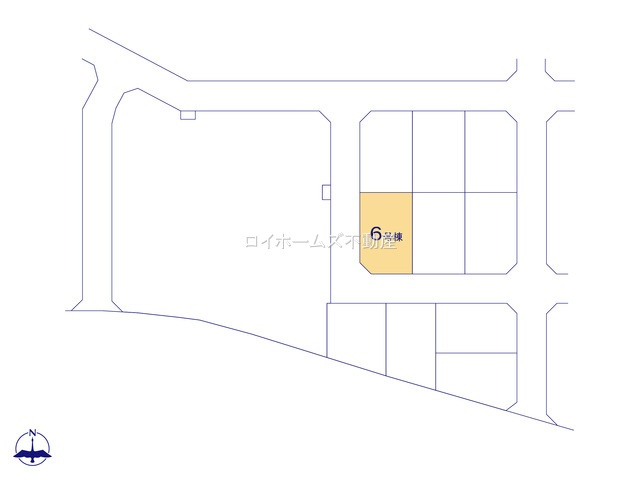【区画図】 | 豊田市西中山町辻貝戸109-210『仲介料無料』新築戸建て | 6号棟