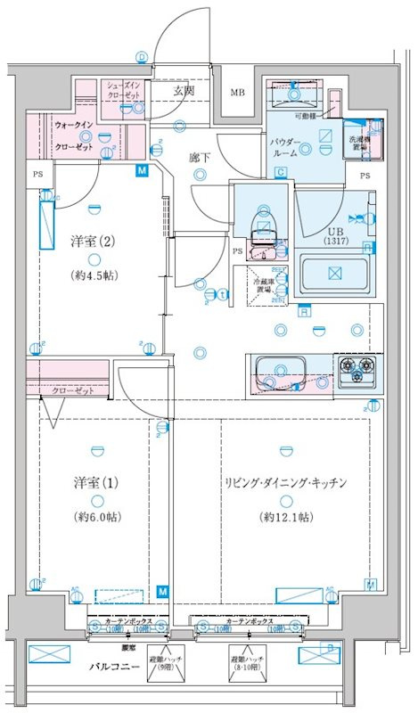 GENOVIA新子安の間取り