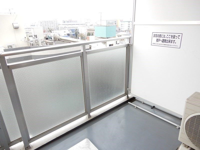 パークキューブ北松戸のバルコニー
