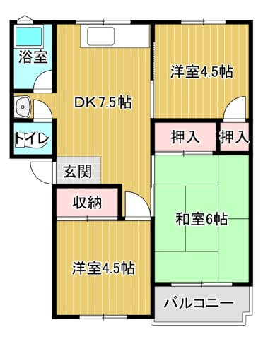 【間取り】 | サウスヒルズ由良