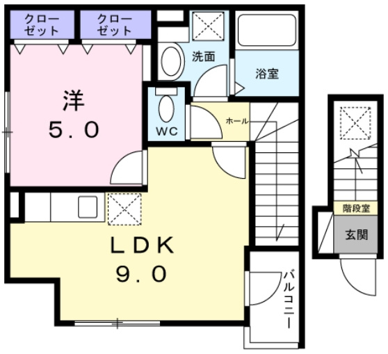 パインヒルズの間取り