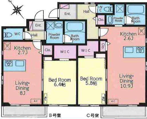 leconfortの間取り