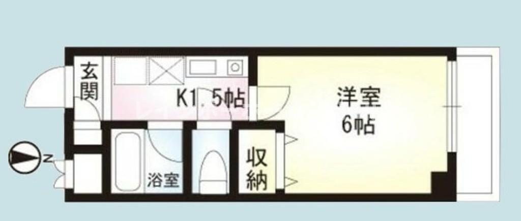 ＣＭＳビル※初期費用分割後払いサービス利用可能物件の間取り