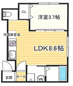 リープラスたつの大道の間取り