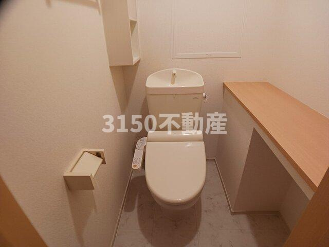 ガーデンヒルズＢのトイレ|コンパクトで使いやすいトイレです