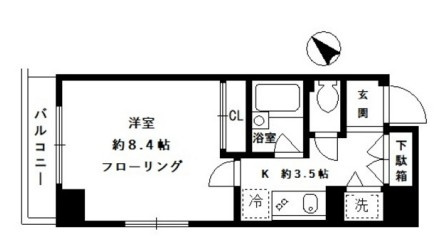 クレール目黒の間取り