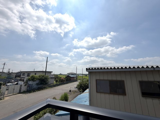 越谷市船渡２期１号棟グラファーレ　新築戸建の展望|季節の移ろいを感じられる見晴らしの良い眺望。朝の空気もとても爽やかです。