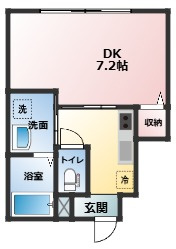 Rutile四ツ井の間取り