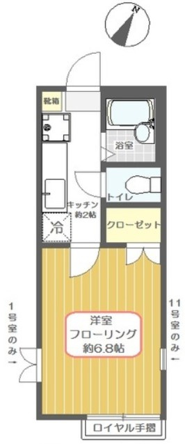 クレアーレ瑞江Ⅵの間取り