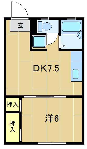 コーポ101の間取り