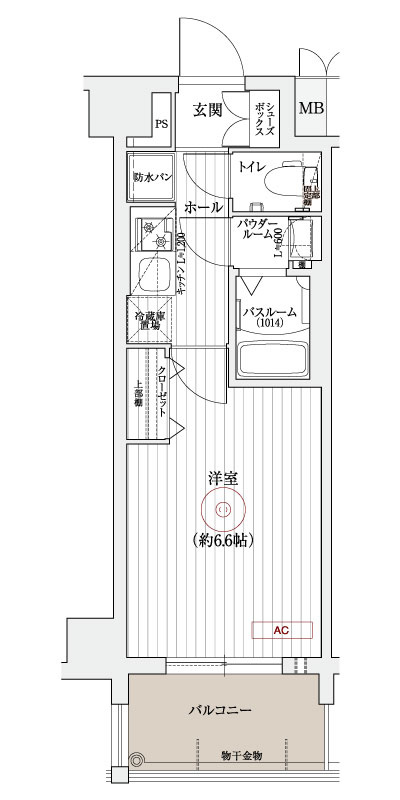 エステムコート京都東寺朱雀邸の間取り