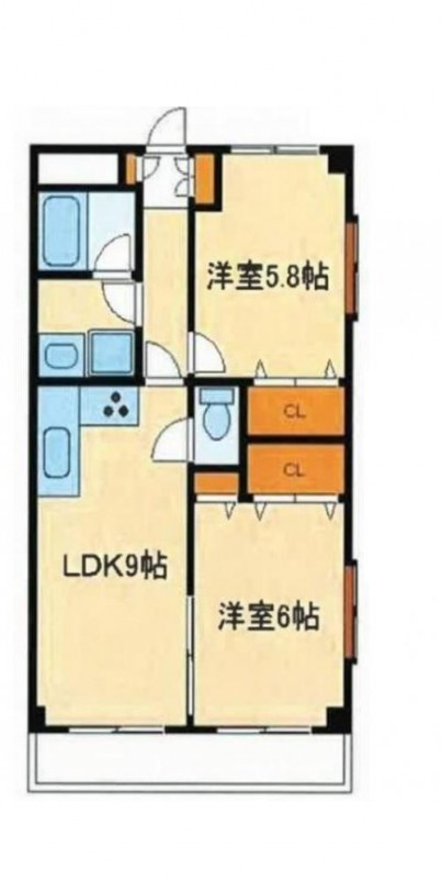 ラフィネ北寺尾の間取り