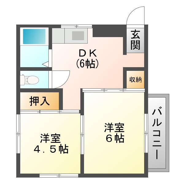 メゾン菊水の間取り