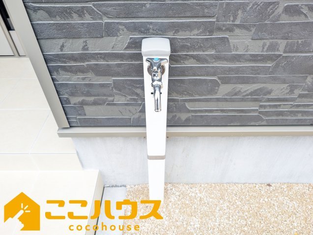 読谷村大木第４　クレイドルガーデン　新築戸建て　全３棟　2号棟のその他|立水栓