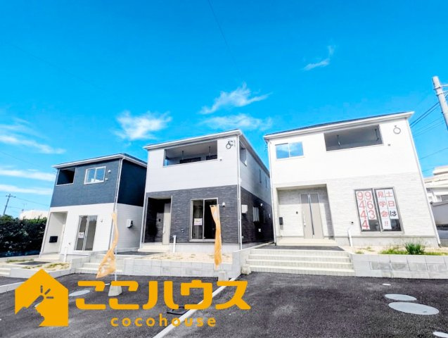 読谷村大木第４　クレイドルガーデン　新築戸建て　全３棟　2号棟の駐車場|駐車並列2台