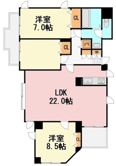 【間取り】 | ウィンベルデュエット小岩 | 間取りです。