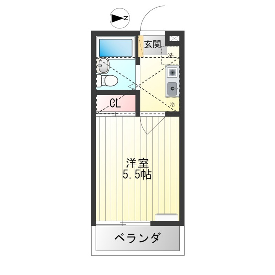 【間取り】 | フロンティア仙川Ⅰ