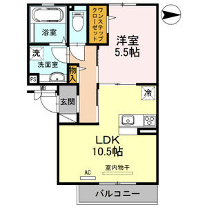 カーサポポラーレの間取り
