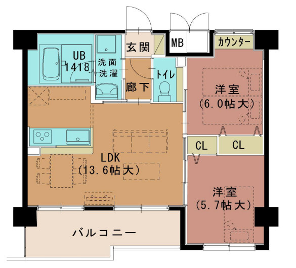 【間取り】 | Dios城東